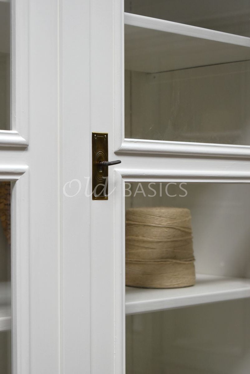 Detail van Buffetkast Amiens, 3 deuren, RAL9010, wit, materiaal hout